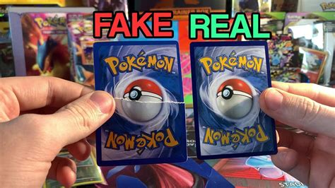 how do you know if pokémon cards are fake